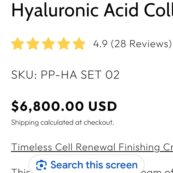 Secret Collagen ~ Bundle 6 Full Size Non-Surgical Solution Hyaluronic Acid $5800 - Picture 3 of 9